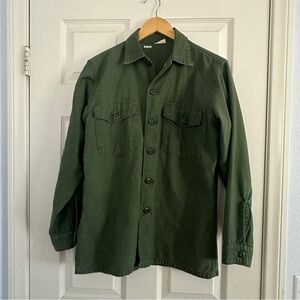 VINTAGE Military Fatigue Shirt